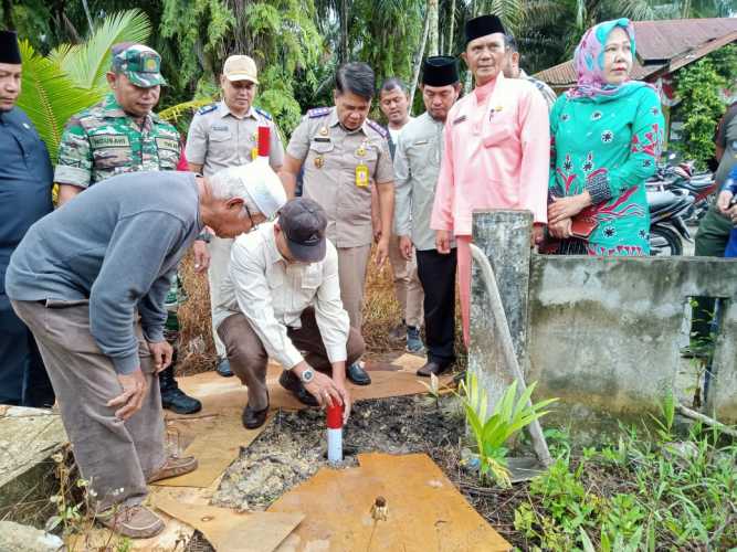 Danramil 09/Kemuning Ikuti Penyuluhan PTSL Bersama Asisten II Kabupaten Inhil