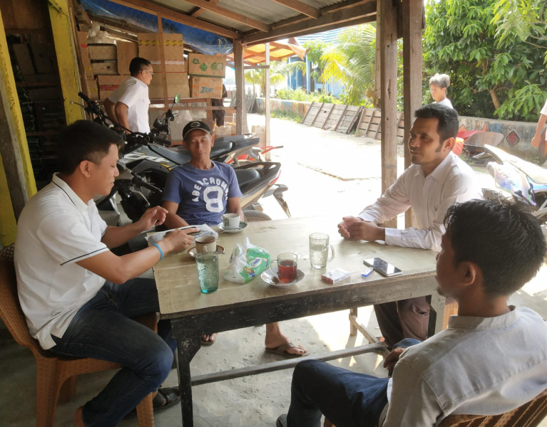 Ps Kanit Intelkam Polsek Gaung Aipda Krisman Wahyuda Melaksanakan Giat Cooling System