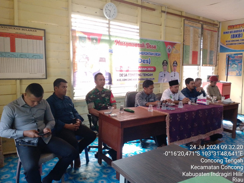 Wujudkan Pembangunan, Babinsa Koramil 04/Kdr Hadiri Musyawarah Dalam RKPDesa