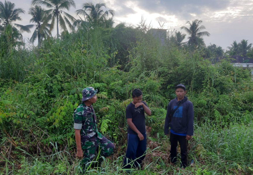 Cegah Kebakaran Hutan dan Lahan, Serda Ramli Intensifkan Patroli