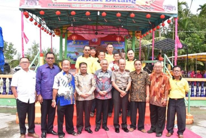 Gubernur Riau dan Kapolda Hadiri HUT Dewa Sam Tiong Ong Ke-92 Di Bengkalis