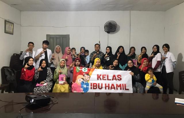 Kelas Ibu Hamil, UPT Puskesmas Teluk Pinang Sediakan USG Gratis