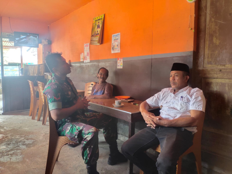 Komsos Babinsa Koramil 07/Reteh: Membangun Kerjasama yang Erat antara TNI dan Masyarakat Sungai Batang