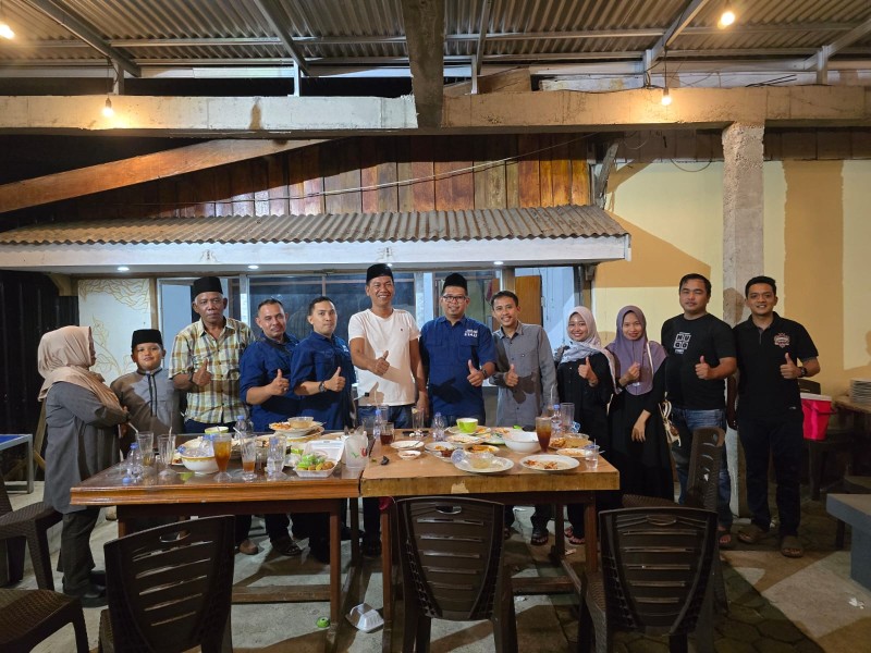 Suasana Akrab Polres Inhil dan JMSI Inhil di Buka Puasa Bersama: Sinergi Makin Erat, Informasi Makin Tepat