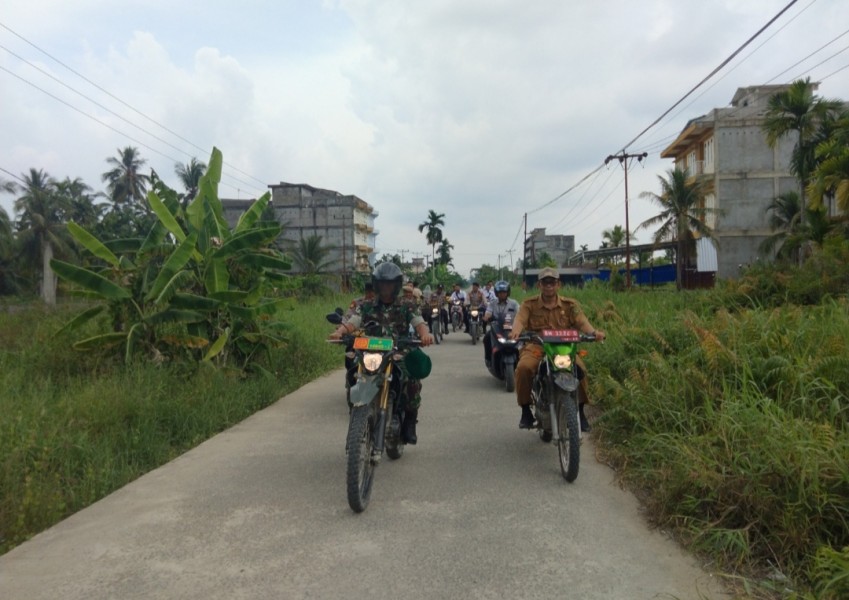 Sinergi TNI-Polri dan Warga dalam Patroli Siskamling di Koramil 07/Reteh