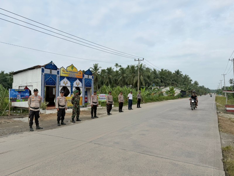 Koramil 09/Kemuning Himbau Masyarakat Berhati-hati di Jalan Bagi yang Mudik Idul Fitri 1447 H