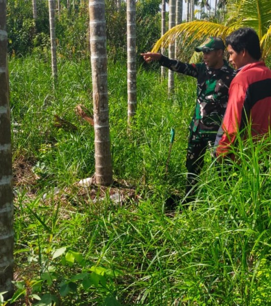 Babinsa Koramil 05/Gas: Mari Kita Cegah Karhutla dengan Kerja Sama dan Kepedulian