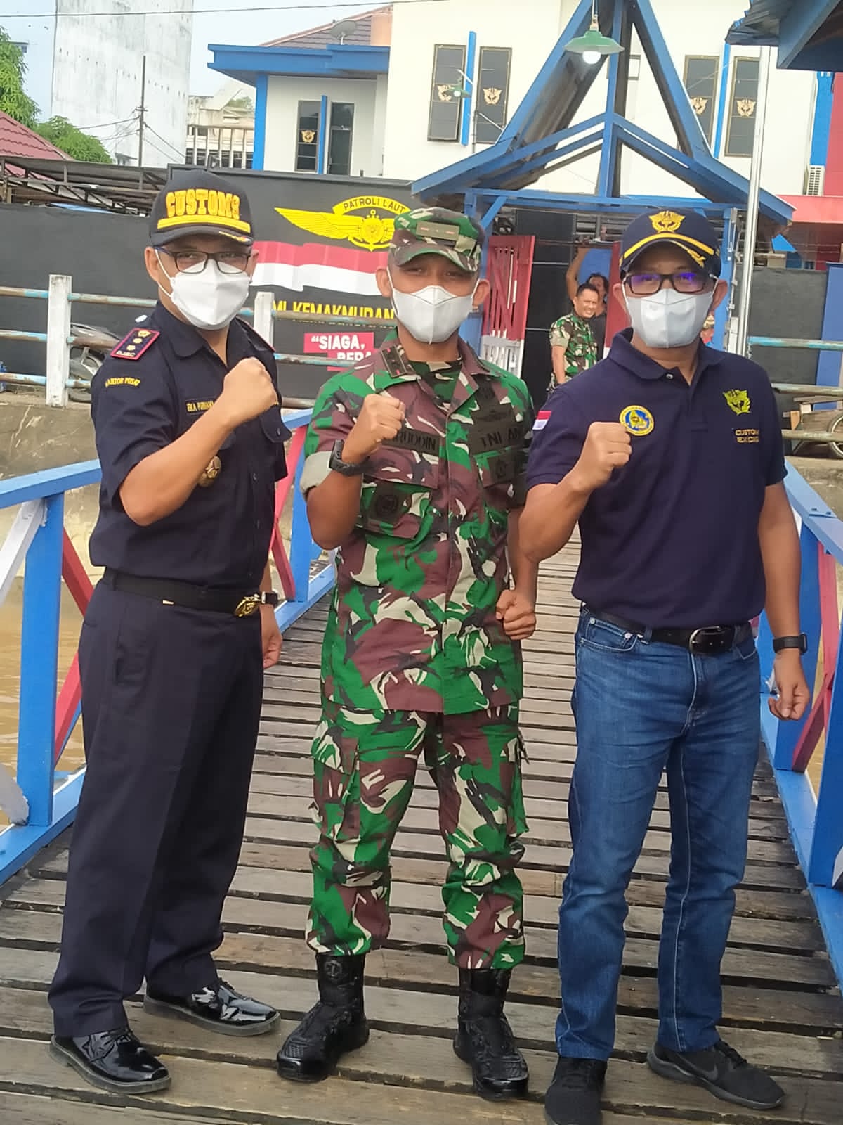 Dandim 0314/Inhil Silahturrahmi Bersama Bea Cukai Tembilahan