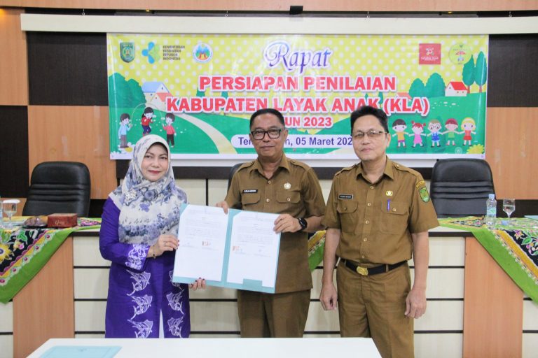 Rapat Persiapan Penilaian Kabupaten Layak Anak ditaja DP2KBP3A Inhil