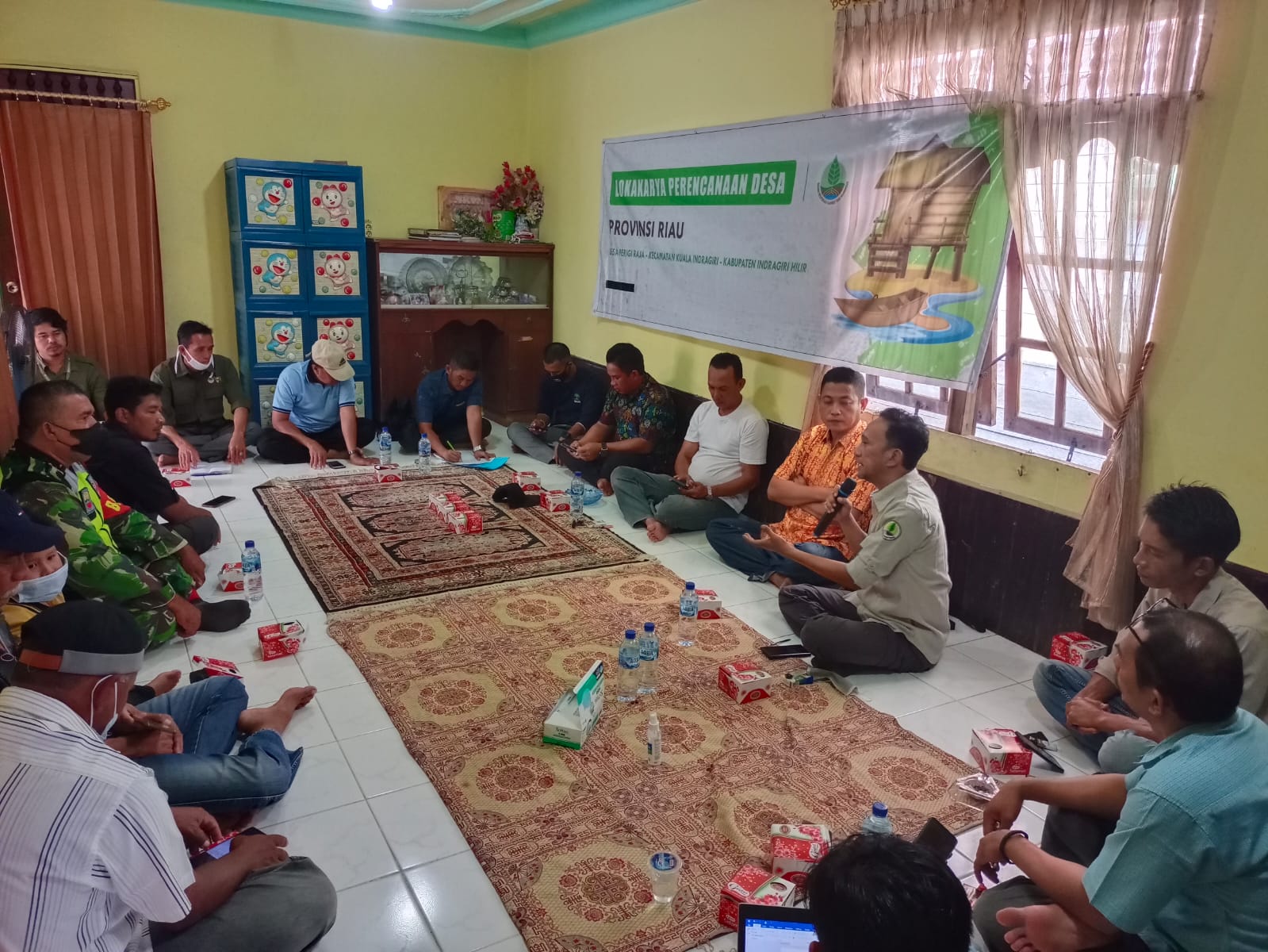 Babinsa Perigi Raja Ikuti Lokakarya Perencanaan Desa