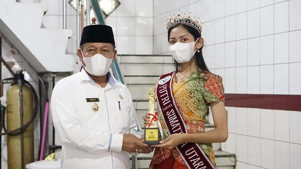 Plt Wali Kota Waris Tholib: Selamat Buat Putri Ayu Sitorus Raih Juara Pertama Putri Taruna Sumut 202