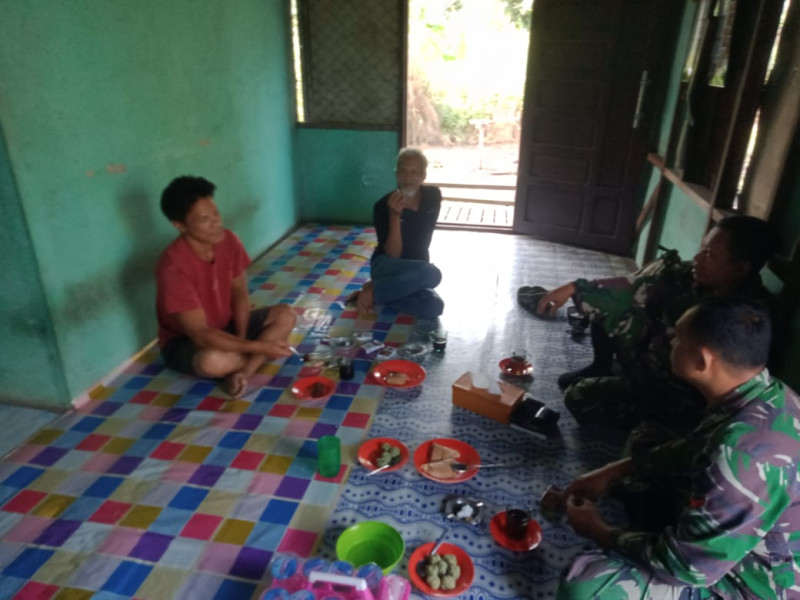 Pererat Sinergitas di wilayah Babinsa 05/Gas Serka Nawawi Komsos Bersama Warga Binaan