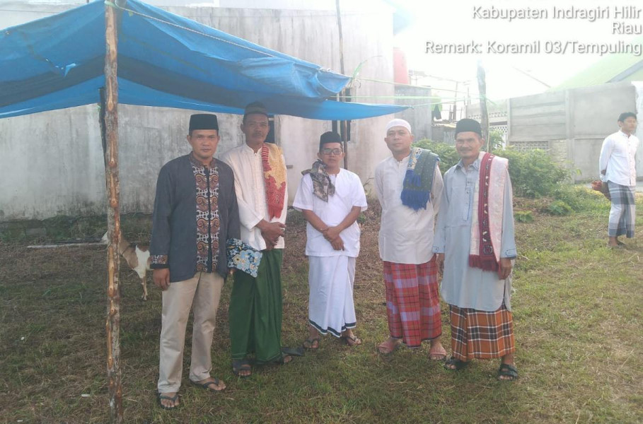 Babinsa 03/Tpl Laksanakan Solat Idul Adha Sekaligus Komsos Dengan Warga Binaan