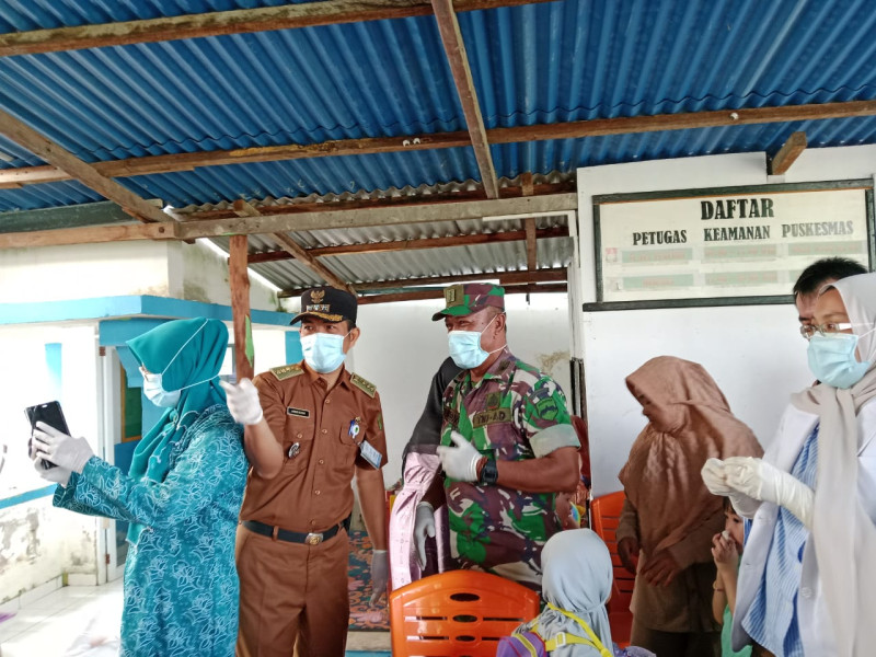 Danpos Concong Koramil 04/Kdr Pelda Sri Wahyono Ikuti Gerakan Pencegahan PIN dan Zoom Serentak