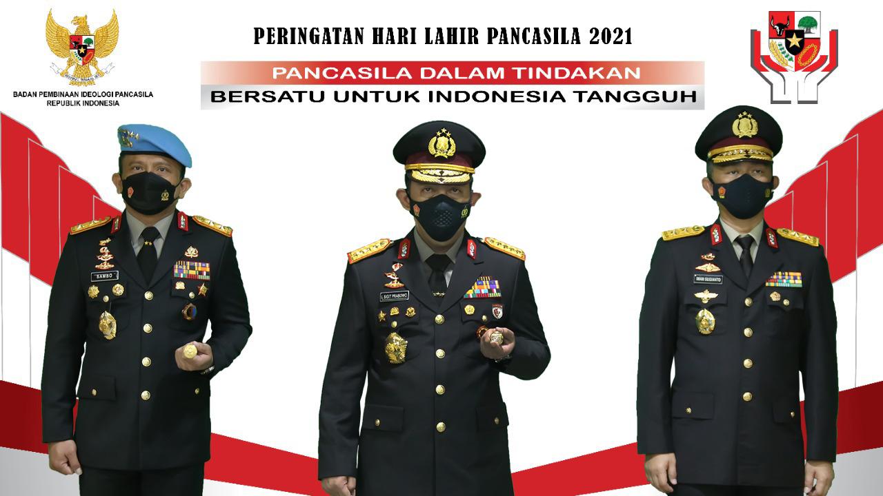 Refleksi Hari Lahir Pancasila, Kapolri: Bersatu dan Gotong Royong Melawan Covid-19