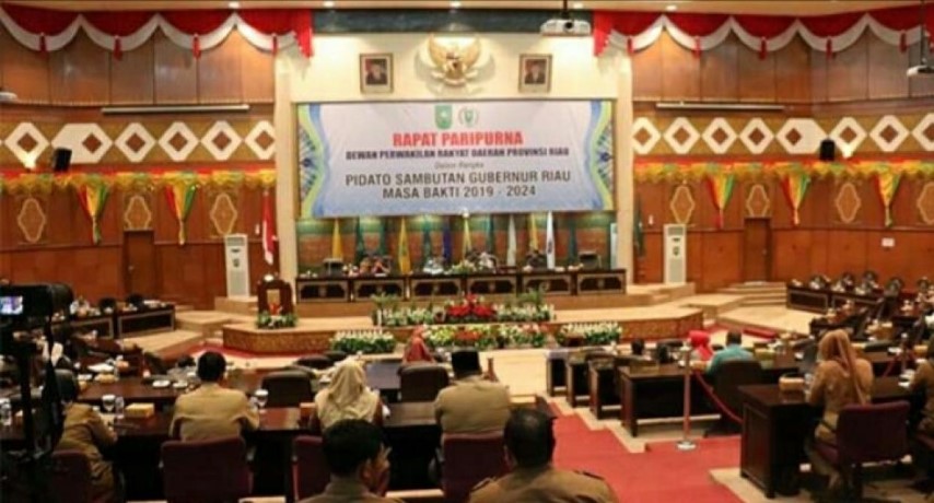 DPRD Provinsi Riau Gelar Rapat Paripurna dan Pembentukan Tim Pansus LKPJ