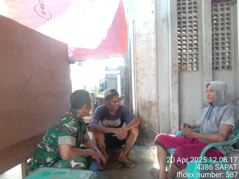 Komsos: Babinsa Koramil 04/Kuindra Berupaya Meningkatkan Kesadaran dan Kepedulian Masyarakat