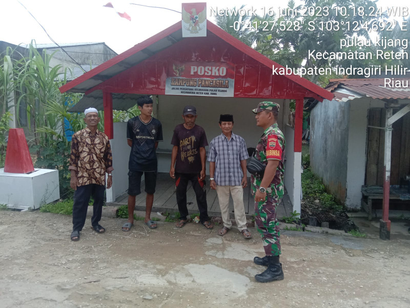Koramil 07/Reteh Ajak Masyarakat Untuk Jaga Keamanan dan Ciptakan Rasa Aman dan Nyaman di Wilayah