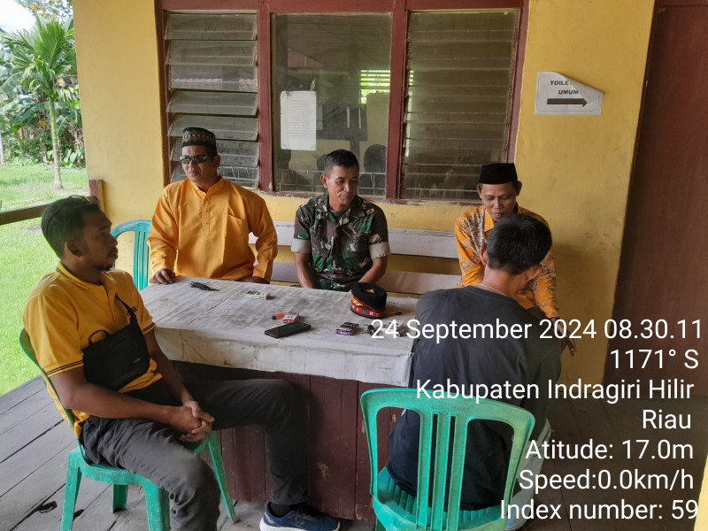 Koramil 07/Reteh Bersama Perangkat Kecamatan Dukung Pilkada Damai 2024