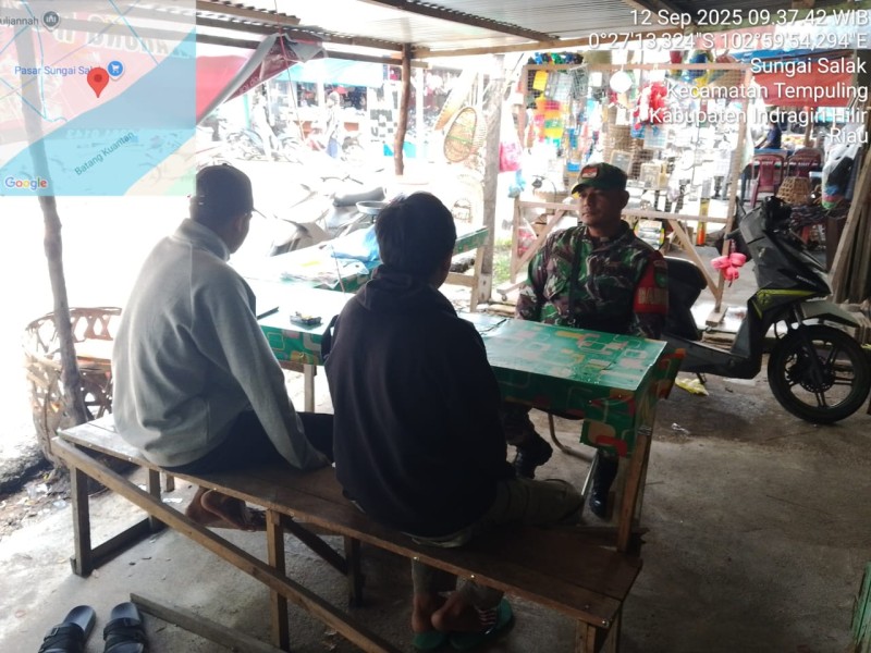 Sinergi Babinsa Koramil 03/Tpl dan Warga Kempas Jaya: Jalin Keharmonisan, Bangun Kemajuan Bersama