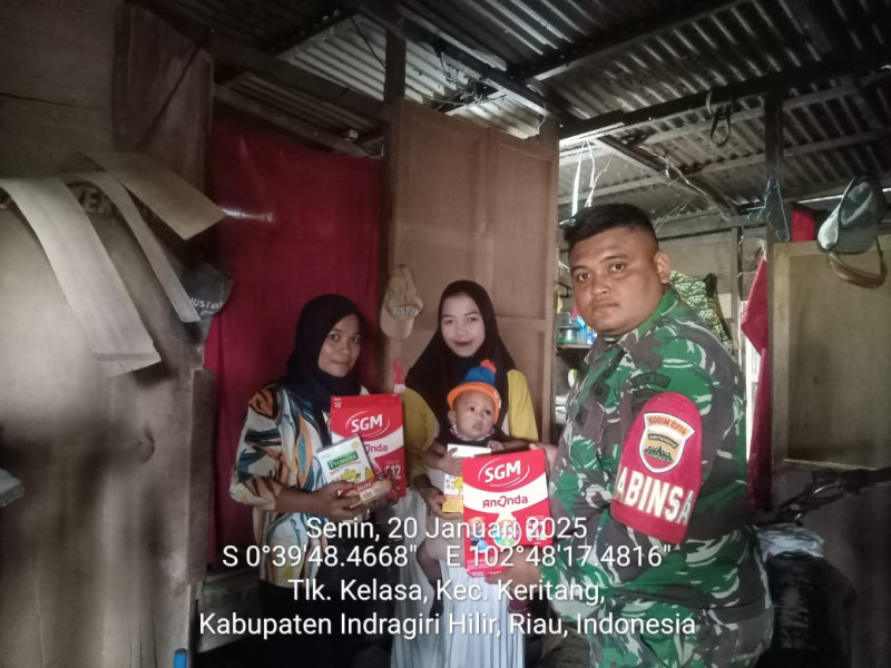 Koramil 09/Kemuning Gelar Peninjauan Stunting: Membangun Masa Depan Anak