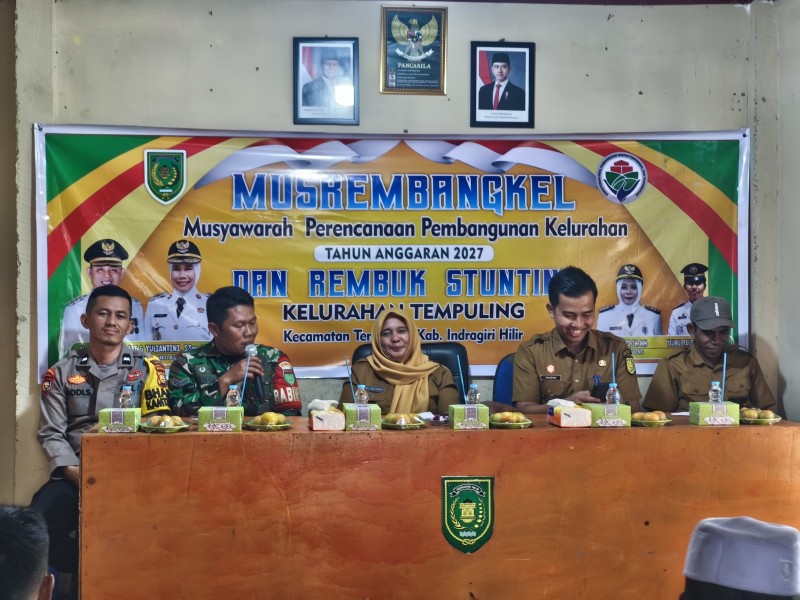 SERTU WISNU HADIR, MUSRENBANG KELURAHAN TEMPULING TAHUN 2027 GARAP RENCANA PEMBANGUNAN
