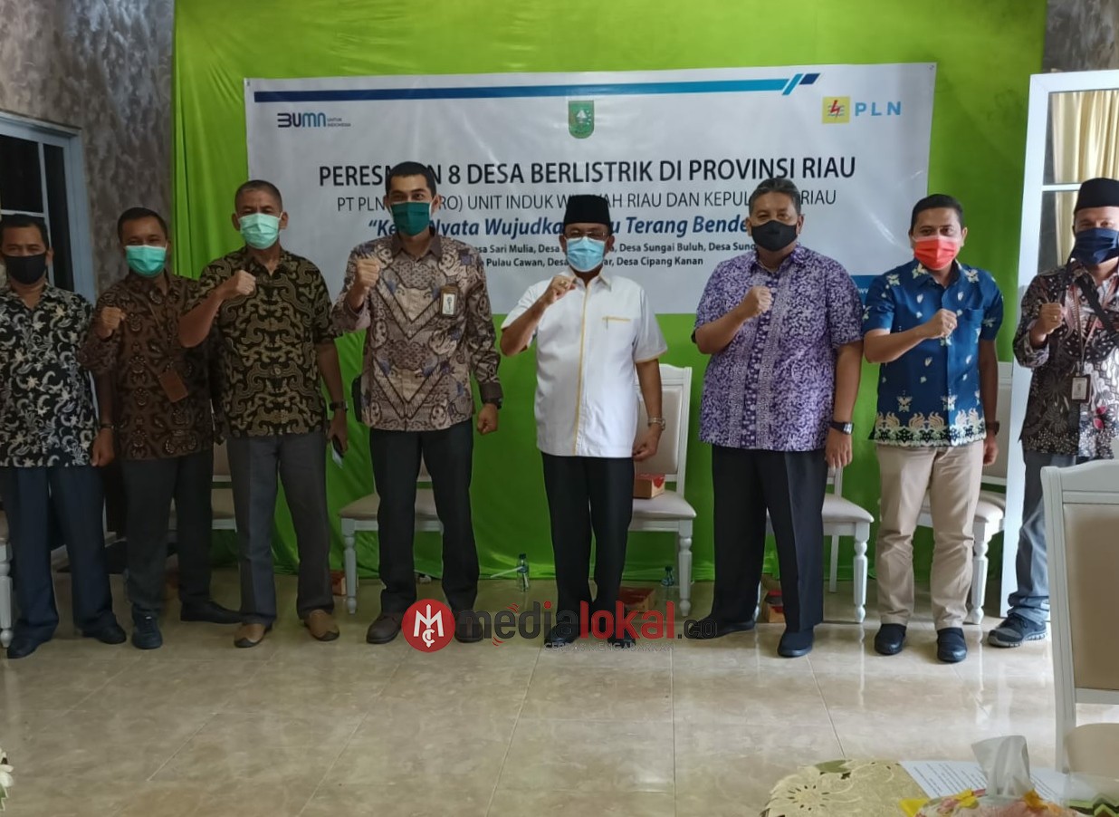 7 Desa Berlistrik di Inhil, Manager PT PLN Persero UP3 Rengat: Terima Kasih Atas Dukungannya