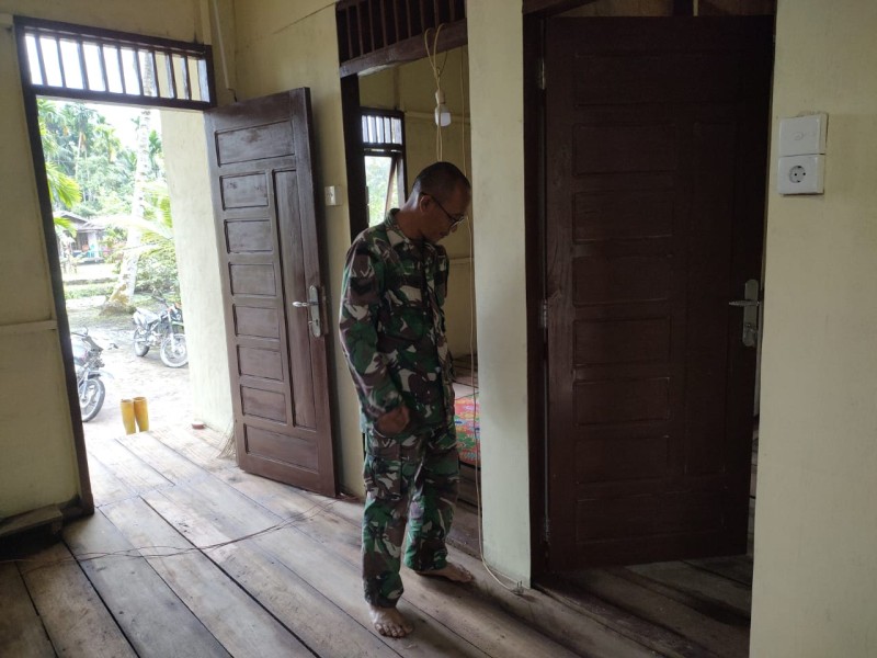 Tiga RTLH Satgas TMMD 123 Kodim 0314/Inhil Di Karya Tunas Jaya Selesai 100 Persen