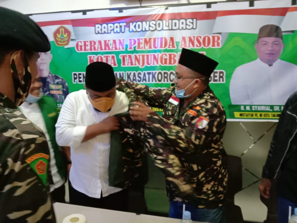 H Muhammad Syahrial Batubara Diangkat Jadi Anggota Kehormatan Banser NU Tanjungbalai