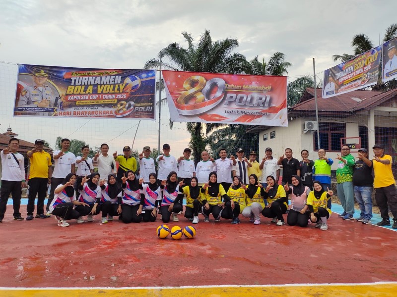 Sambut HUT Polri ke-80, Kapolsek Kemuning Cup I 2026 Resmi Dibuka di Selensen