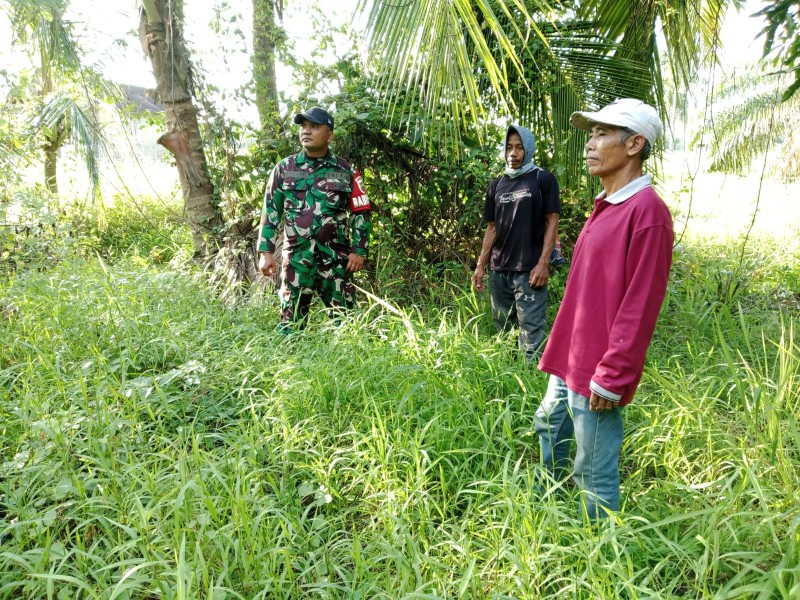 Serka F. Barus Laksanakan Patroli dan Sosialisasi Karhutla di Kelurahan Metro