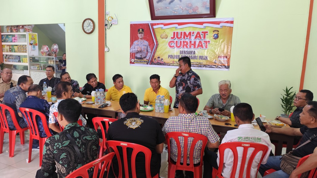 Polres Indragiri Hilir Gelar Jumat Curhat Bersama Masyarakat Tembilahan