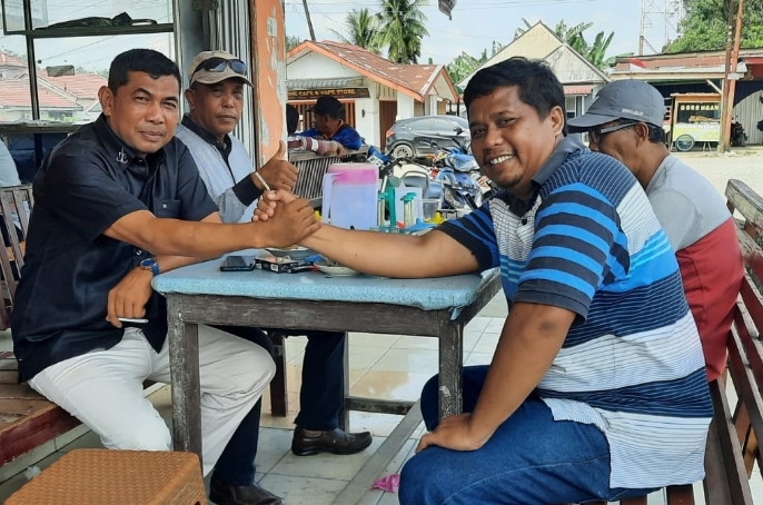 Ops Bina Waspada, Polsek Peranap Bersilahturahmi Dengan Anggota DPRD Inhu Tri Andes