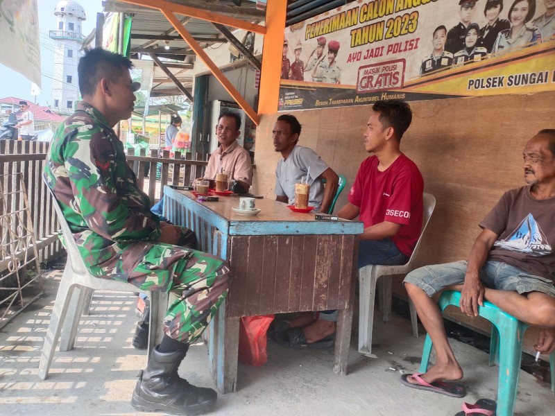 Babinsa Kopda Irawan: Pengawasan SDM untuk Meningkatkan Kesejahteraan dan Keamanan