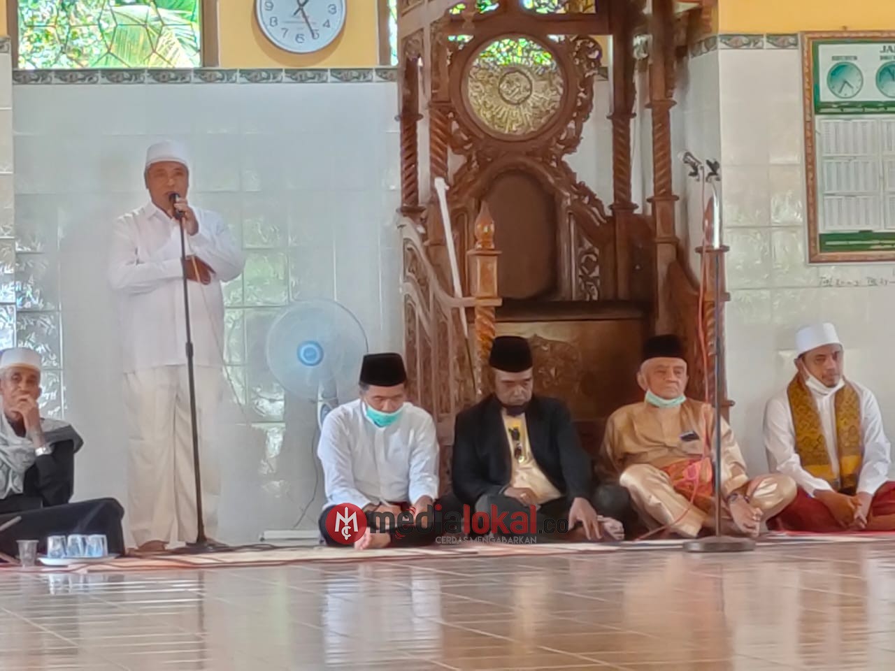 Peringatan Maulid Nabi Muhammad, Ketua DPRD Inhil Berkunjung ke Mandah
