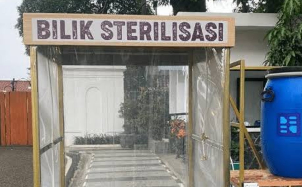 Kemenkes Resmi Larang Penggunaan Bilik Sterilisasi Covid-19