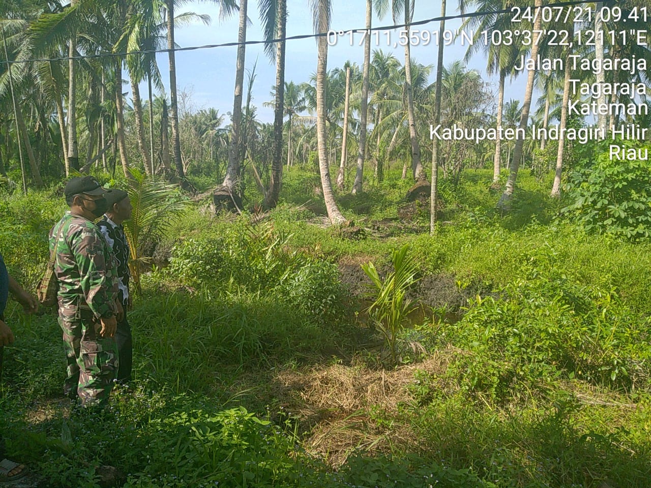 Sertu J Pasaribu dan Warga Gencar Patroli Karhutla di Wilayah Tagaraja