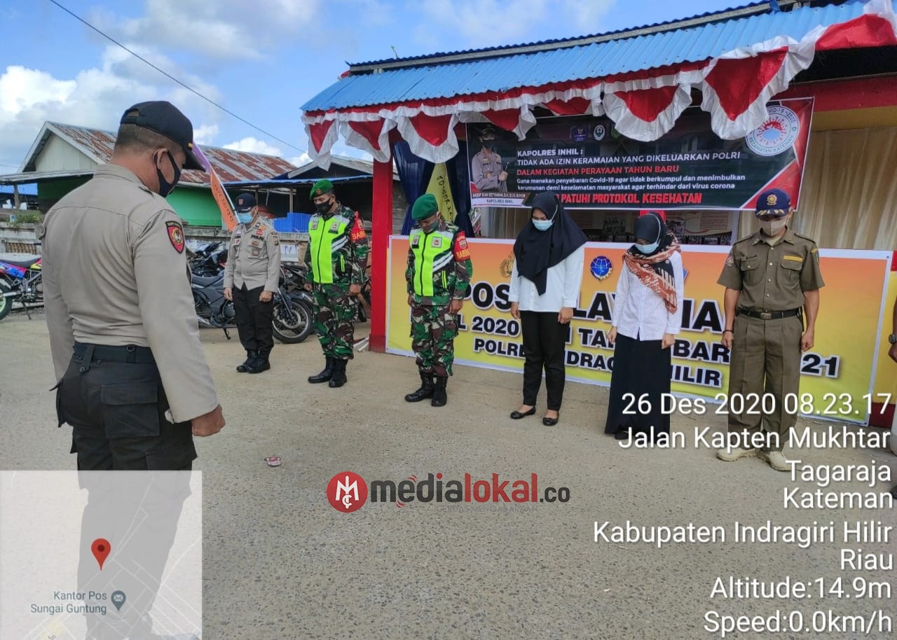 Babinsa Koramil 06/Kateman Maksimalkan Pam Operasi Lilin Lancang Kuning