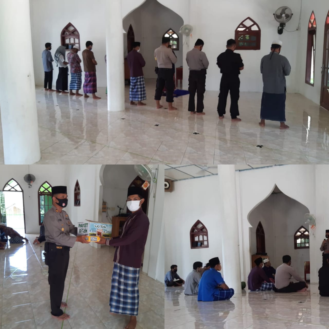 Sampaikan Bahaya Covid-19, Kapolsek  AKP Yusirwan SH Melaksanakan Safari Ditempat Ibadah