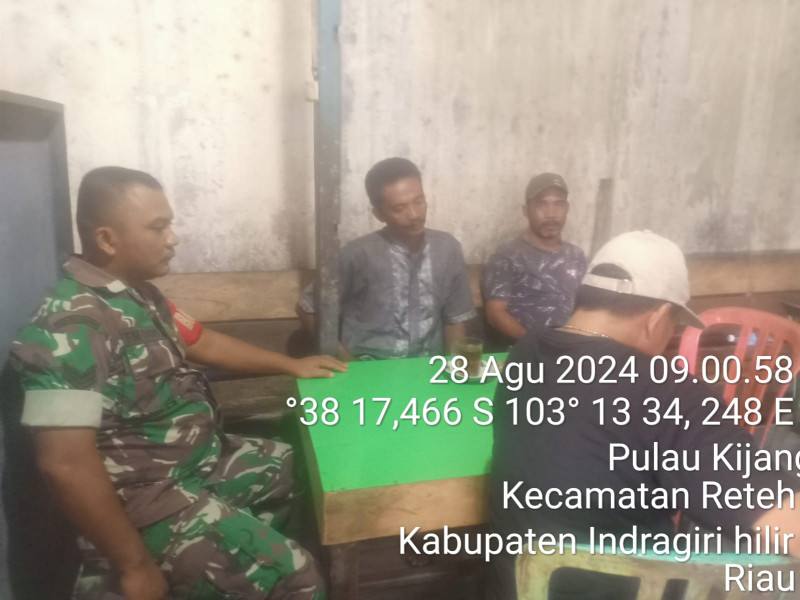Koramil 07/Reteh Dengan Warga Terus Tingkatkan Silaturahmi Antar Sesama