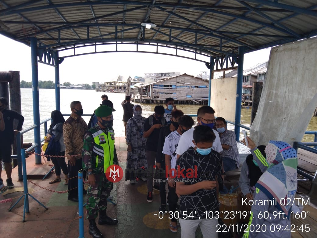 Pelabuhan di Kuala Enok Jadi Target Gakplin Anggota Koramil 02/Tanah Merah