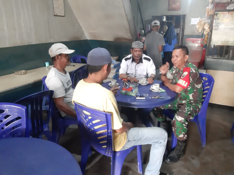 Jalin Silaturahmi dan Kedekatan, Koramil 07/Reteh Laksanakan Komsos Sekaligus Penyuluhan Agama