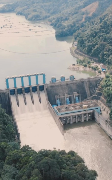 5 Pintu Pelimpahan PLTA Koto Panjang Dibuka, BPBD Riau: Status Waspada