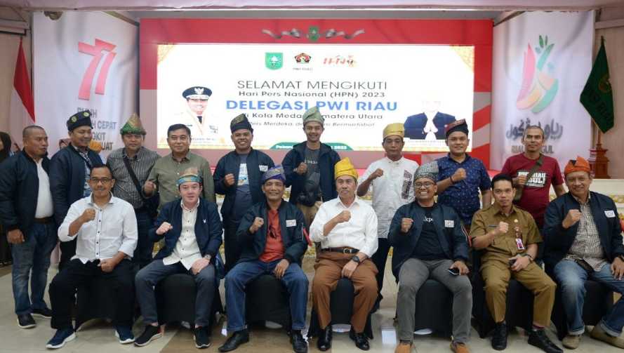 HPN 2023 di Medan, Gubernur Syamsuar Lepas Delegasi PWI Provinsi Riau