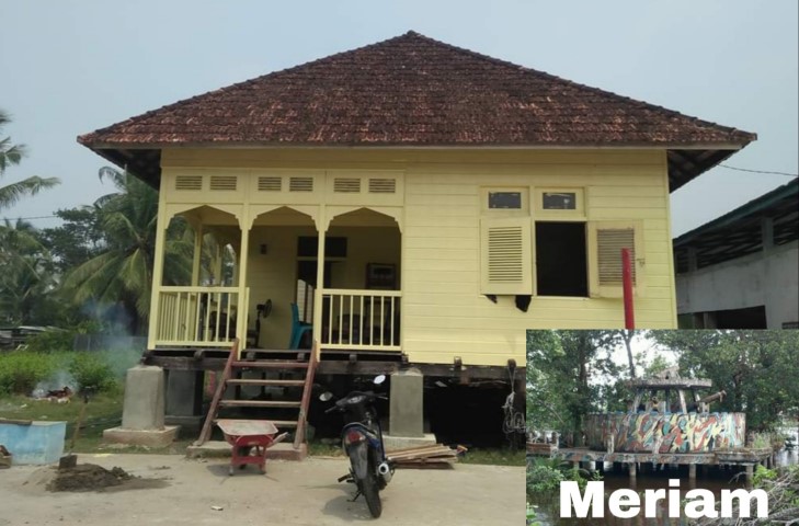Begini Sejarahnya Meriam dan Rumah Kuning di Kecamatan Mandah