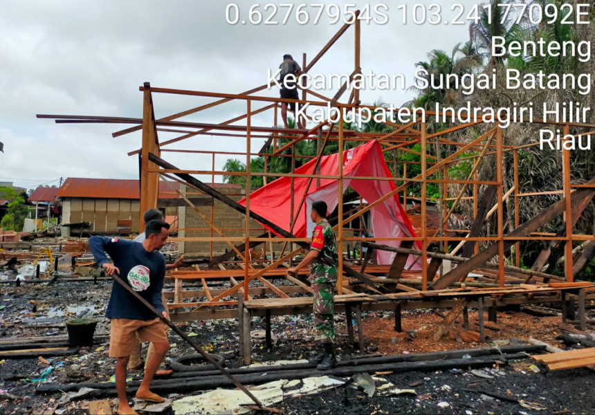 Ciptakan Hidup Sosial, Koramil 07/Reteh Laksanakan Komsos Sekaligus Goro