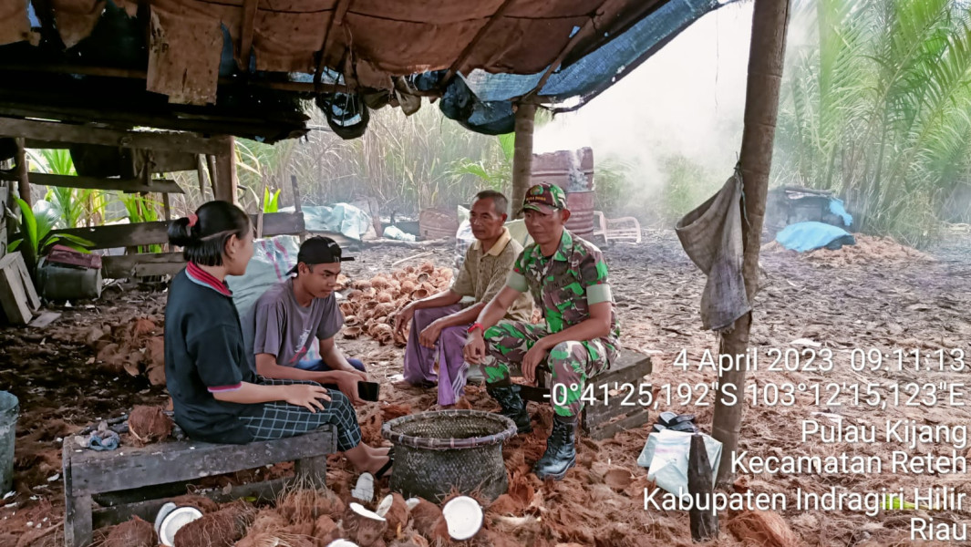 Bangun Komunikasi Yang Baik Bersama Koramil 07/Reteh