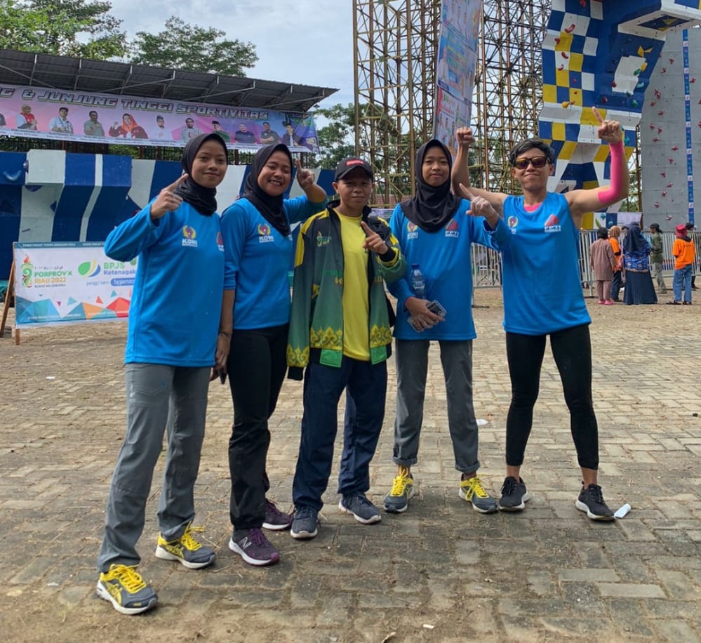 Cabor Panjat Tebing Bengkalis Rebut Lima Medali Emas