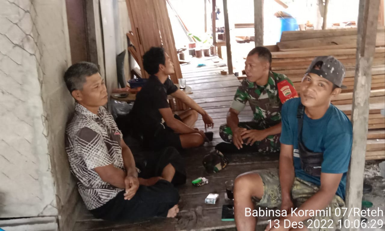 Sertu Yadi Yanto Aktifkan Kembali Komsos Di Wilayah