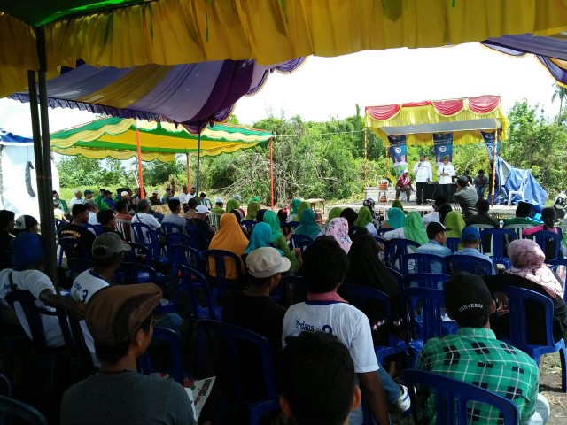 Kampanye di Inhil, Cagub Riau Nomor 3 Firdaus Janji Lanjutkan Pembangunan di Era Rusli Zainal 